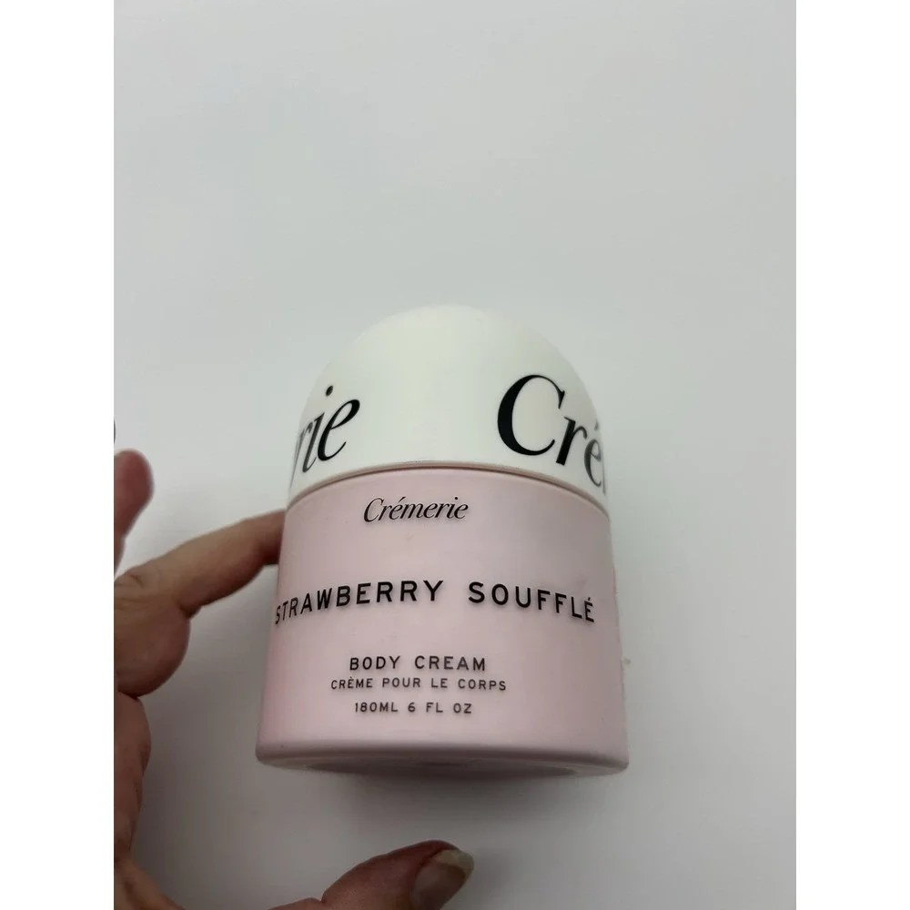 Cremerie Inc Strawberry Souffle Body Cream ~ 6 fl oz New/ 180 ml ~ NWOB